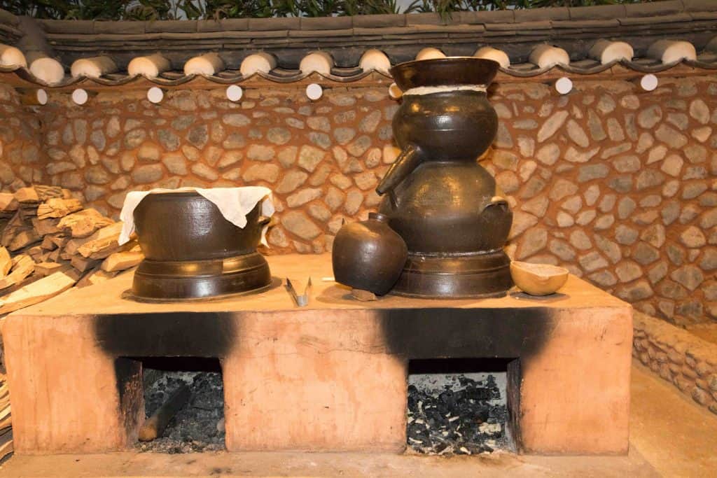 Process of making traditional SOJU