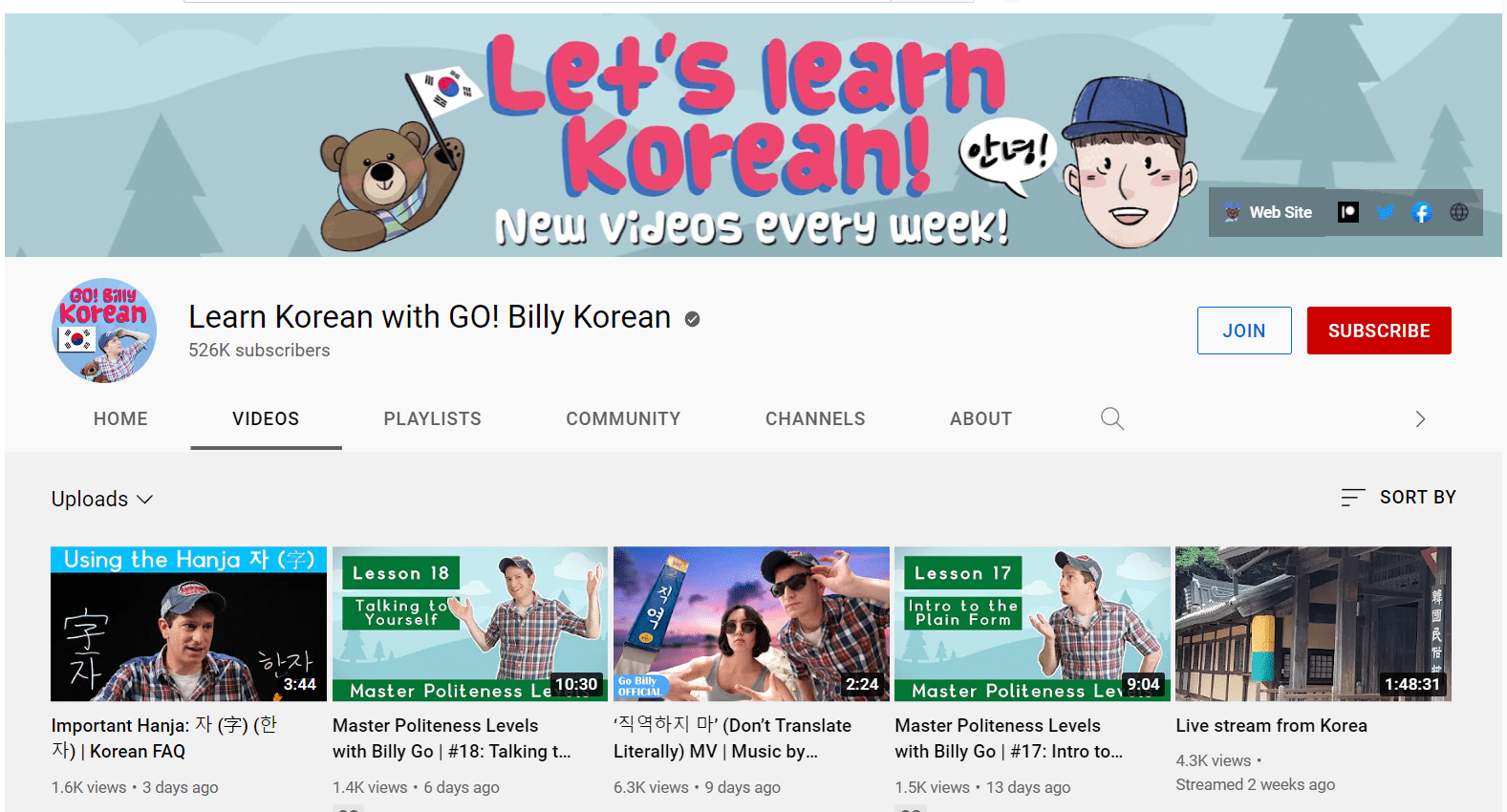Learn Korean With GO! Billy Korean