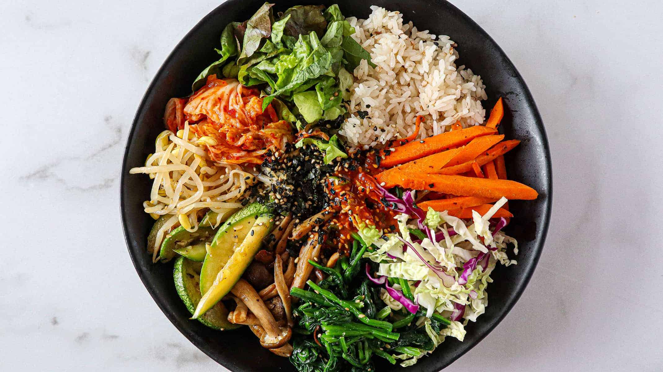 Korean Recipe- Vegan Bibimbap
